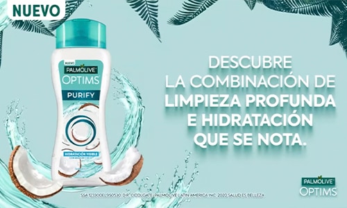 Nuevo Shampoo Palmolive Optims Purify | Fórmula con agua de coco​